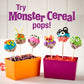 General Mills Cereal Monsters 4 Count Variety Pack - Franken Berry, Boo Berry, Count Chocula - 40 Ounce