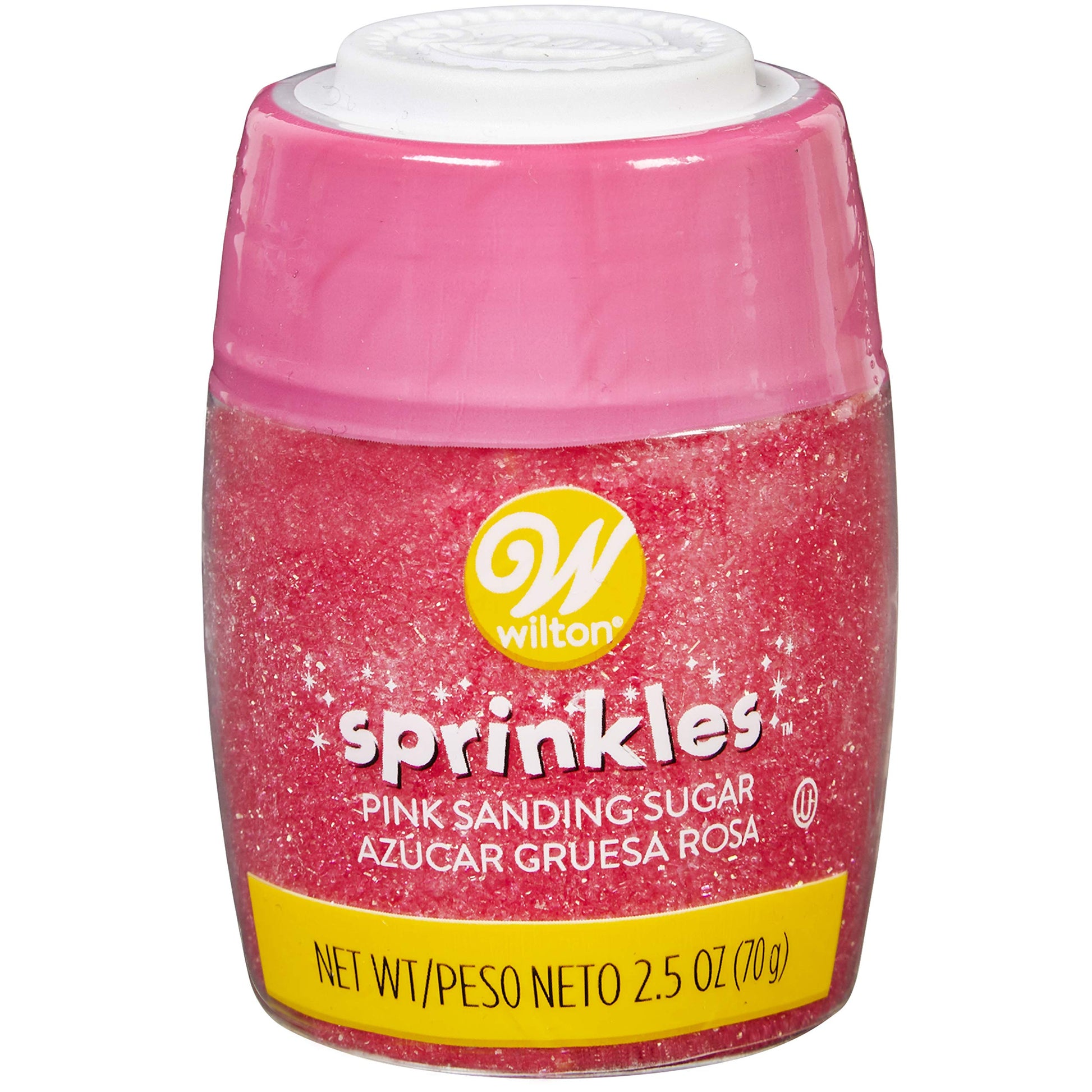 Wilton Sanding Sugar Sprinkles Assorted Colors; 2.5Oz (Pink)