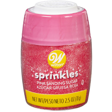 Wilton Sanding Sugar Sprinkles Assorted Colors; 2.5Oz (Pink)