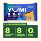 YUMI Organic Breakfast Superbar, Gluten-Free, No Added Sugar, 7+ Vegetables, Soft-Baked Crust, Healthy Snack Bars for Kids, Scho
