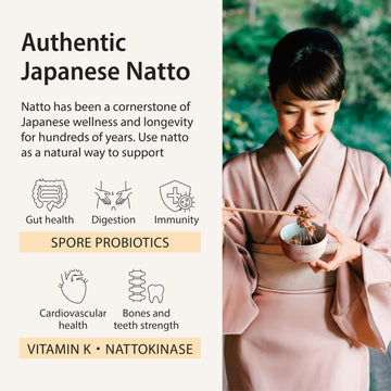 sonomono 10g Fermented Soybean Powder - Vegan, Non-GMO, Low-Sodium, High in Probiotics & Vitamin K - Made in Japan, 60g