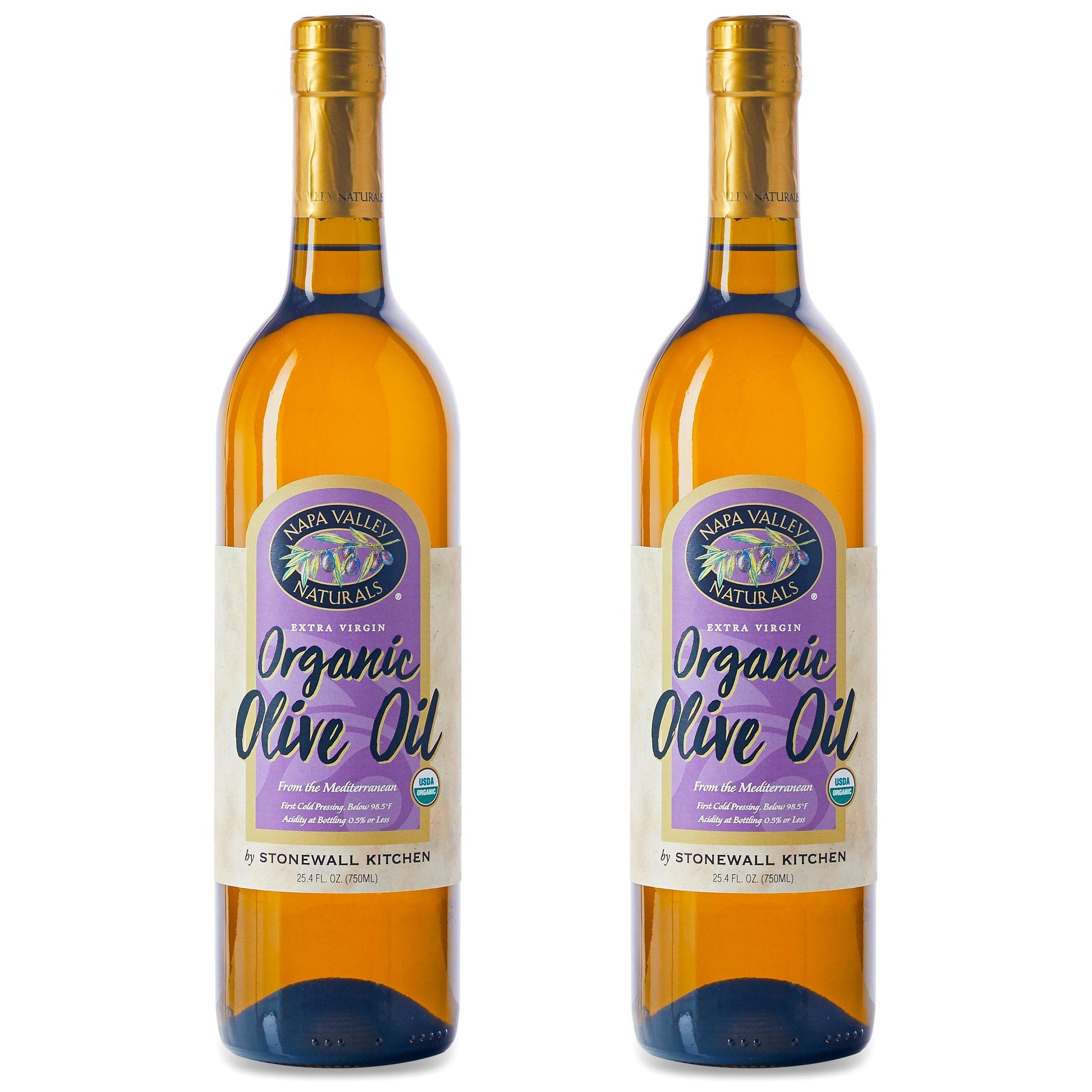 Napa Valley Naturals Organic Extra Virgin Olive Oil, 25.4 Fl Oz, 2-Pack