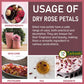 Tarkeeb Dried Rose Petals ~ All Natural | Edible Rose Petals | Dried Flower Petals For Herbal Tea, Decoration, Rose Sprinkles, T