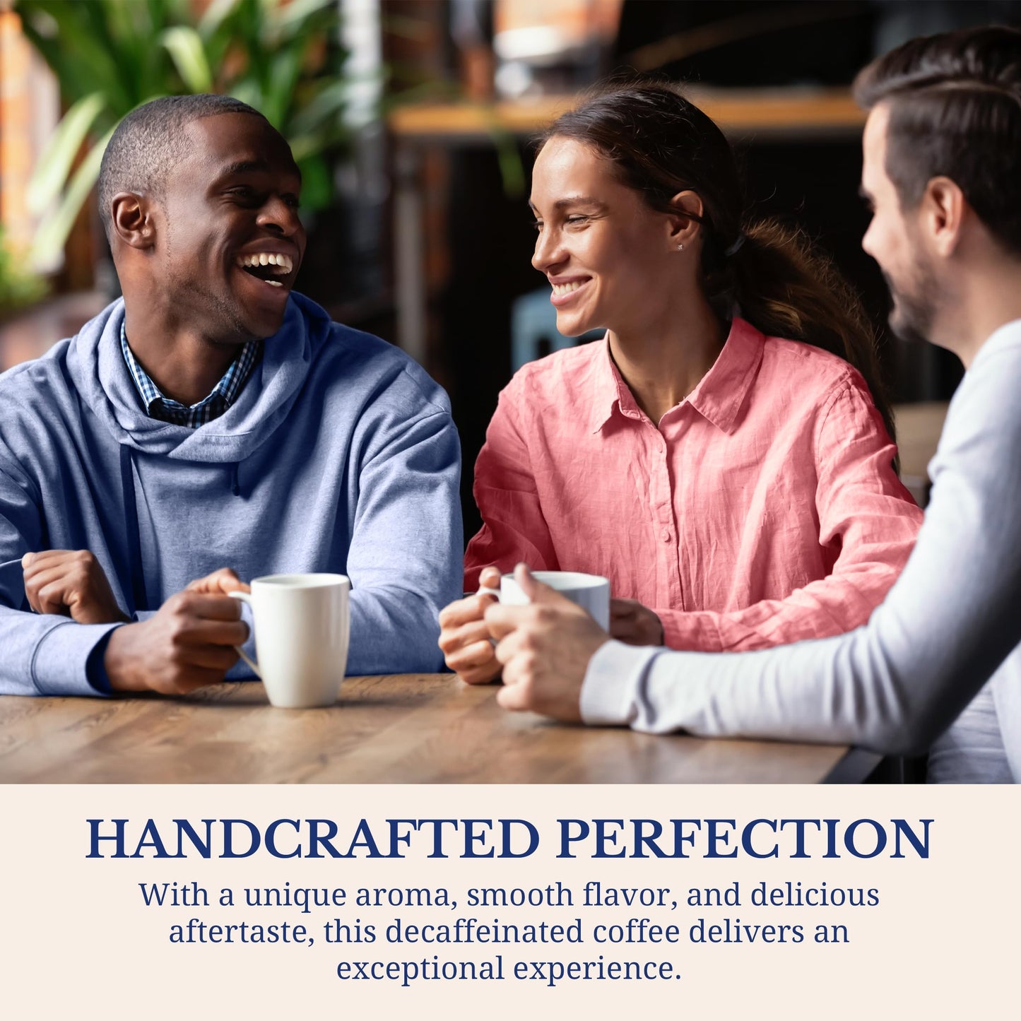 Rojo Elephant Honest Abe Handcrafted Decaf Ground Coffee, Single-Origin 100% Arabica Beans, Premium Roast, Smooth, Rich Flavor,