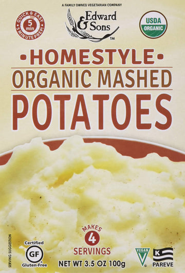 Edward & Sons Organic Homestyle Mashed Potatoes, 3.5 oz