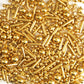 Joyvitas Edible Gold Pearl Star Rods Sprinkles, 150g Dessert Sprinkles for Cake Decorating, Wedding, Christmas, Baking Supplies
