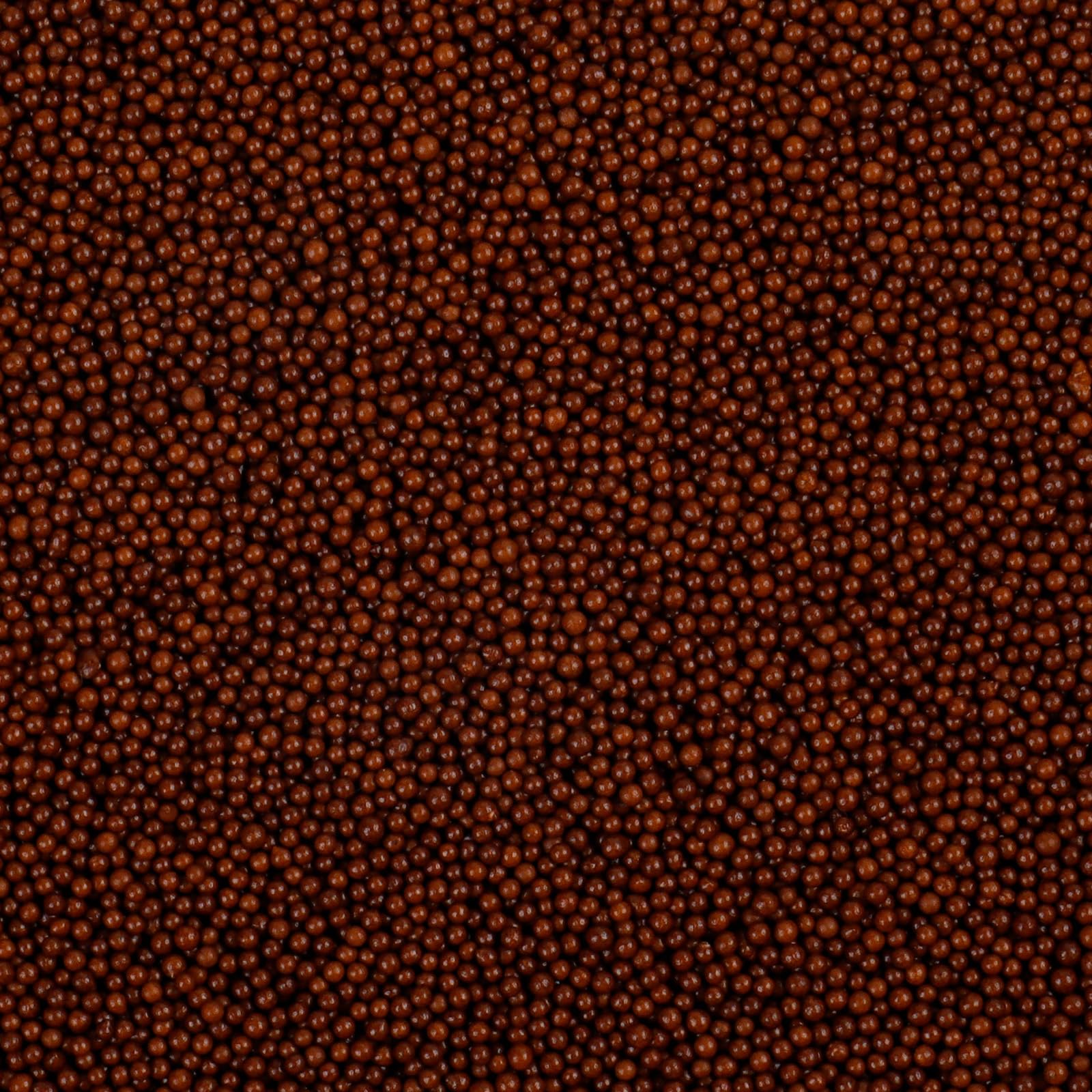 Chocolate Nonpareils Sprinkles - 2mm Edible Mini Pearl Sprinkles for Cake Decorating, Cupcake, Cookie, Baking, Donuts, Ice Cream