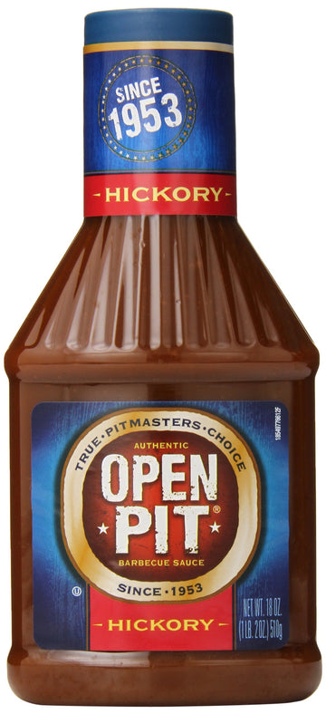 Open Pit Blue Label Hickory Barbecue Sauce, 18 oz. (Pack of 12)