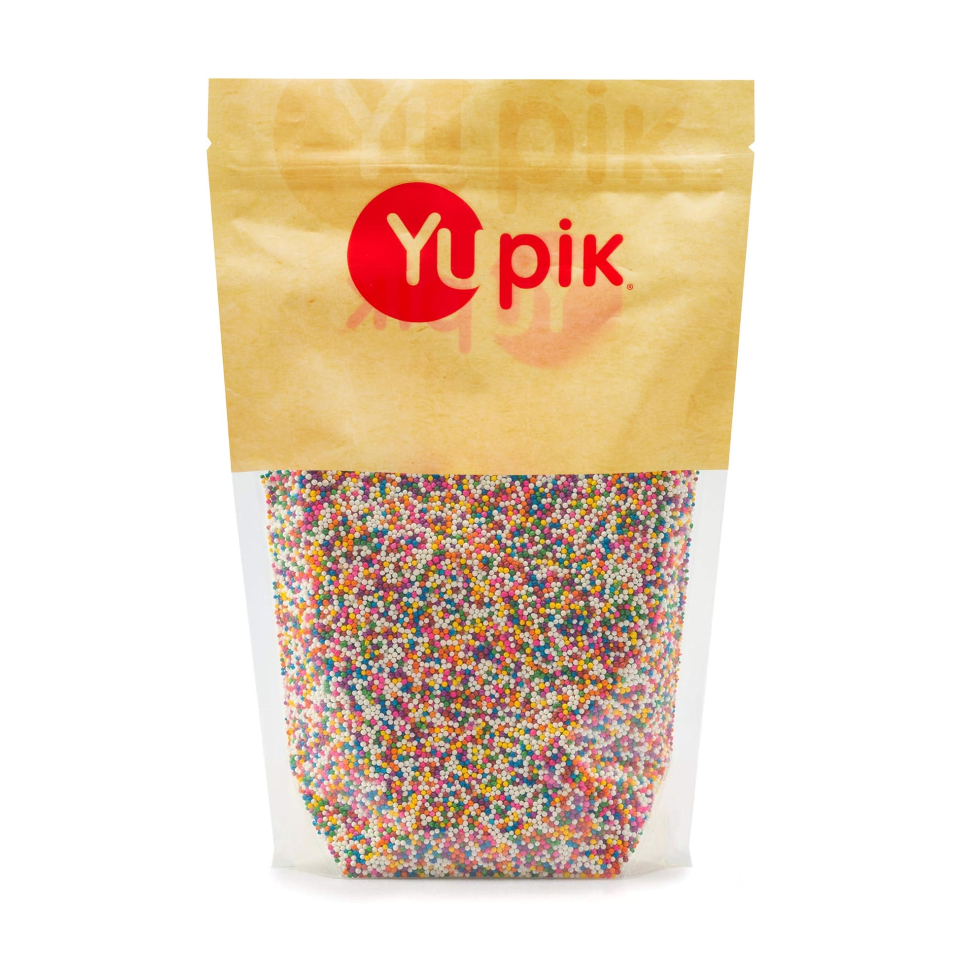 Yupik Birthday Cake Sprinkles, 2.2 lb (35.2 oz), Rainbow Nonpareil Sprinkles, Gluten-Free, Kosher, Cholesterol-Free, Sodium-Free