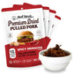 MEATSHREDZ Dried Pulled Pork Snack - Sriracha Flavor, Gluten Free, High Protein, 2.2 oz (Pack of 4)