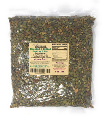 Yankee Traders Brand, Pepita/Pumpkin Seeds - Roasted & Salted ~ 2 Lbs