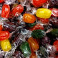 Assorted Fruit Barrels - 4 lbs Bulk Individually Wrapped Orange, Cherry, Apple, Lemon, Grape Fresh Sweet Hard Candy