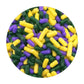 Ncs Purple, Yellow, And Green Edible Jimmies Mix Sprinkles, 8 Ounces - Great For Cupcakes, Cookies, Cakes, Cakes Pops