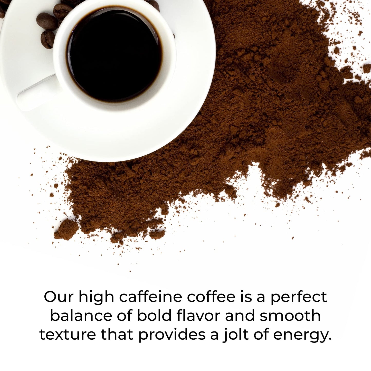 Colonial Coffee Packets  Pre Ground Coffee Packs  High Caffeine Blend  Medium - Dark Roast  Bulk Single Pot Bags for Drip Coffee Makers  (2.5 oz Bags  Pack of 100)