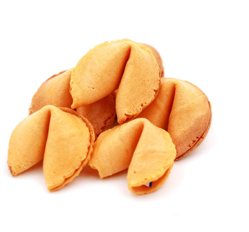 Sky | Fortune Cookies 50Pk | Premium USA Baked, Bulk Fortune Cookies Individually Wrapped, Fortune Cookie Rounds, Fresh Cookies,