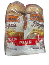 Thomas Bagels Plain, No High Fructose Corn Syrup, 10 grams of protein, 12 Pre-Sliced Bagels, 40 oz