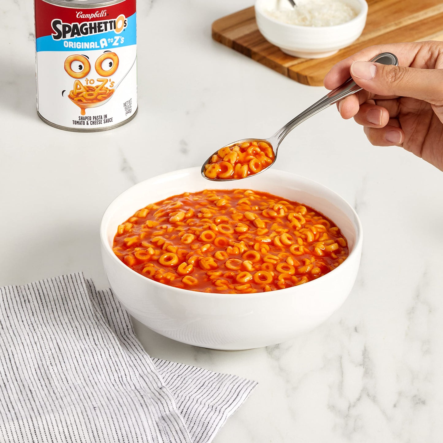 Spaghettios Original A To Z'S Canned Pasta, 15.8 Oz Can