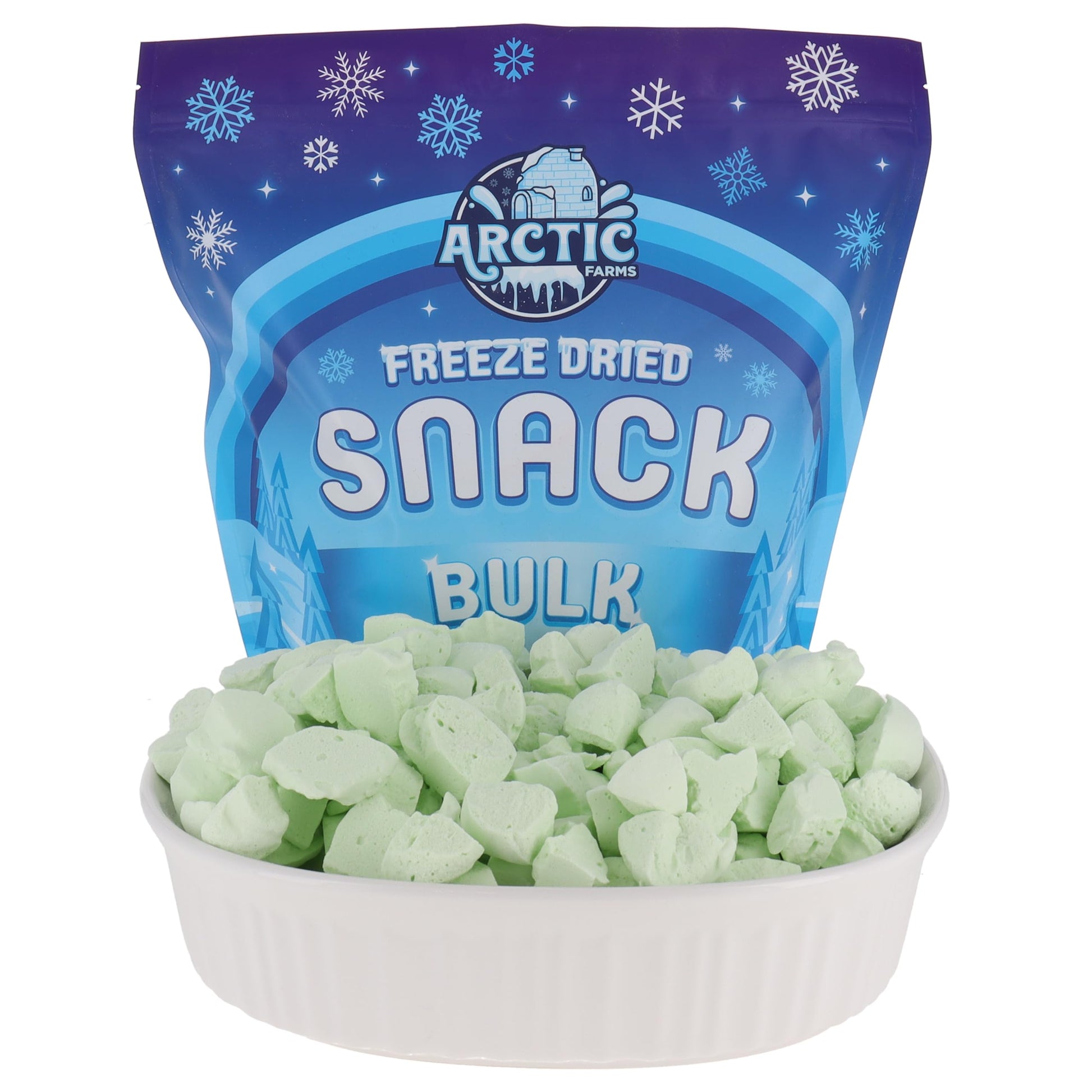 Arctic Farms Freeze Dried Ice Cream Bits Bulk - Does Not Melt (Pistachio) (1lb)
