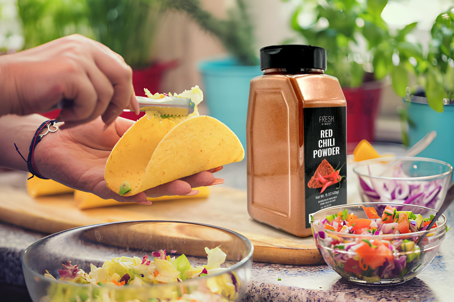 Fresh Finest Chili Powder - Chili Powder With Rich Flavor - Finely Ground Hot Chili Powder For A Wide Range Of Dishes - Bulk Chi