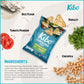 Kibo Chickpea Chips - Gluten Free And Plant-Based, Non-Gmo, Kosher + Vegan. Mediterranean Herbs, 1 Oz. 12 Pack