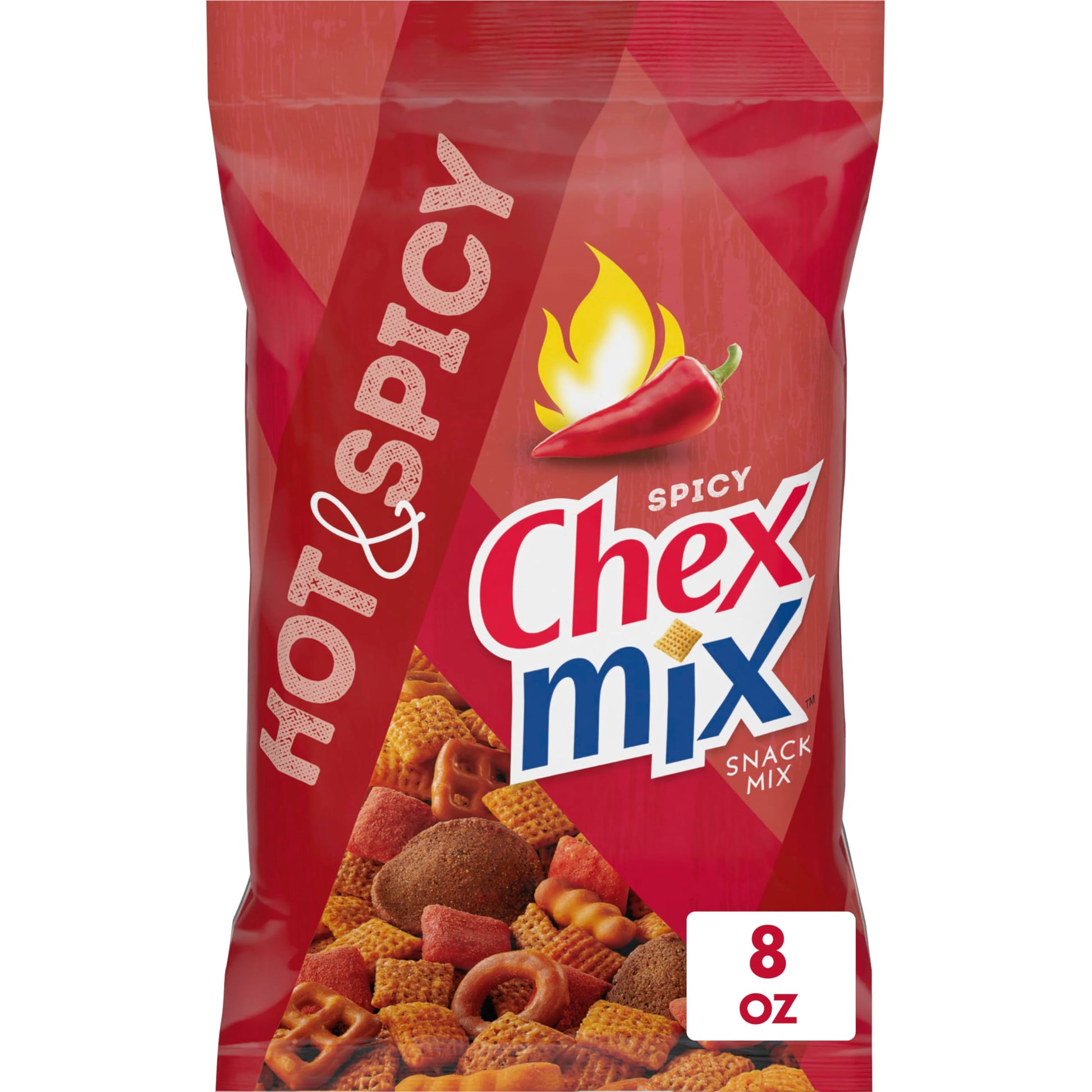 Chex Mix Hot And Spicy Savory Snack Mix  Snacks  8 Oz