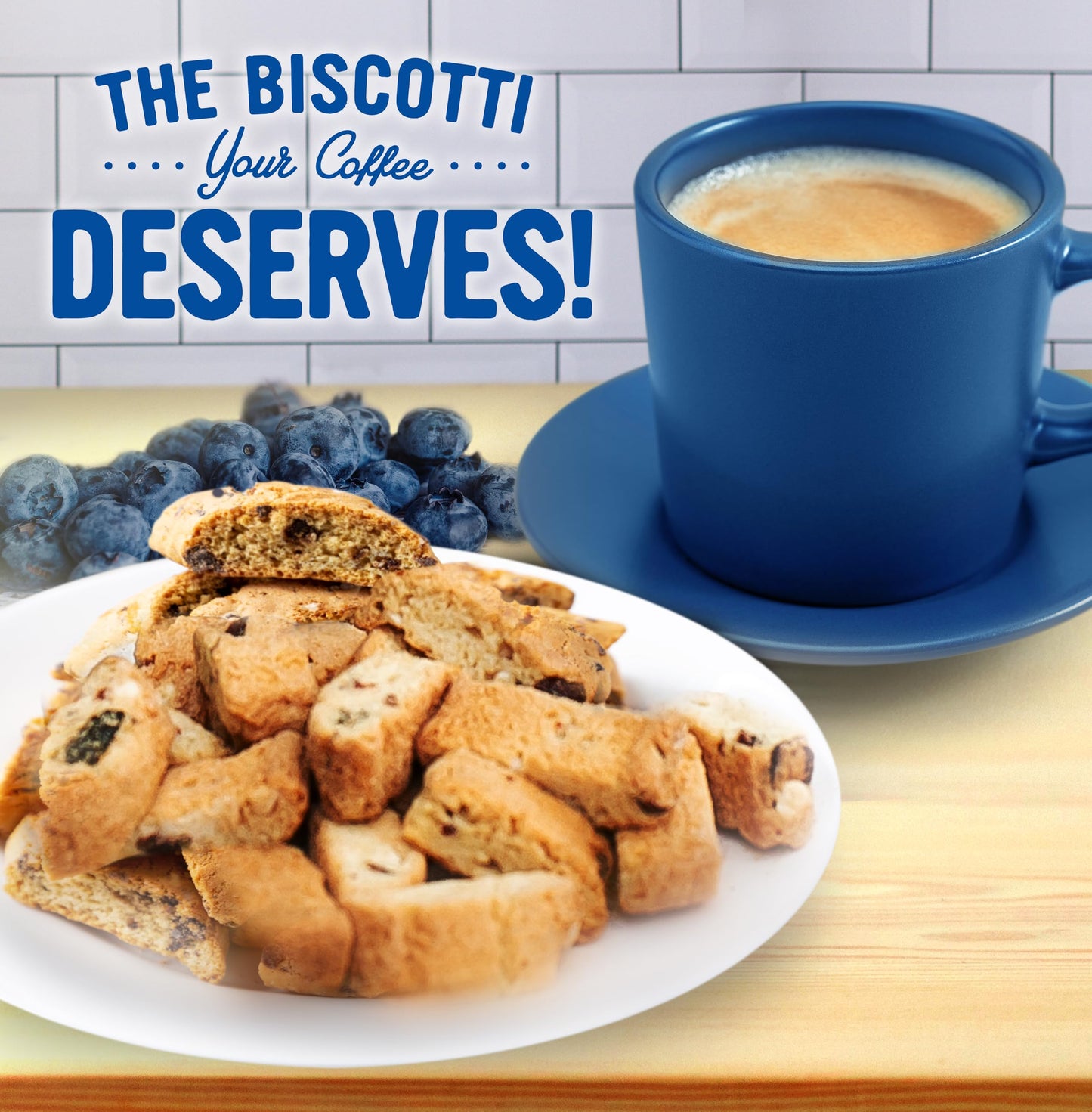 Cooper Street Cookies All Natural Twice Baked Crispy Cookie, Peanut & Dairy Free, Biscotti Style 5Oz, Lemon Blueberry (Lemon Blu