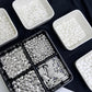 White Sprinkles And Sliver Sprinkles 2 Pack With 4-Claw Pick Up Tool, 13Oz Pearl Sprinkles Mix Size For Baking, Cupcake, Cookie,