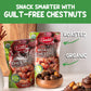 Galil Organic Roasted Chestnuts Pack of 24 Shelled & Ready to Eat Chestnuts - Gluten Free, Vegan, Organic, Non-GMO, Kosher Snack