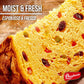 Bauducco Panettone Classic Holiday Cake - Moist & Fresh with Candied Fruit & Raisins - 26.2oz