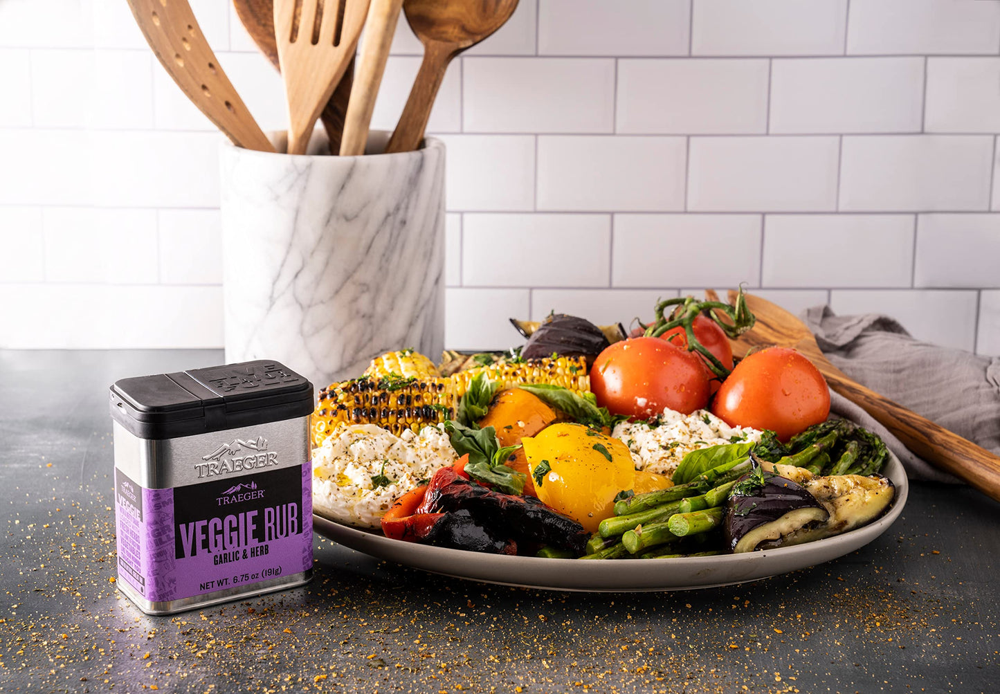 Traeger Grills Spc182 Veggie Rub With Garlic & Herb