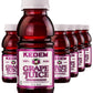 Kedem Grape Juice, 8oz BPA Free Plastic Bottle (12 Pack) Made With Concord Grapes, Certified Kosher
