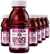 Kedem Grape Juice, 8oz BPA Free Plastic Bottle (12 Pack) Made With Concord Grapes, Certified Kosher