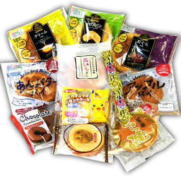 Japanese Breadbox by Comos Bakery (Kashipan Basket Japanese Bread Medley Collection) DagashiyaBox [Pack of 10]