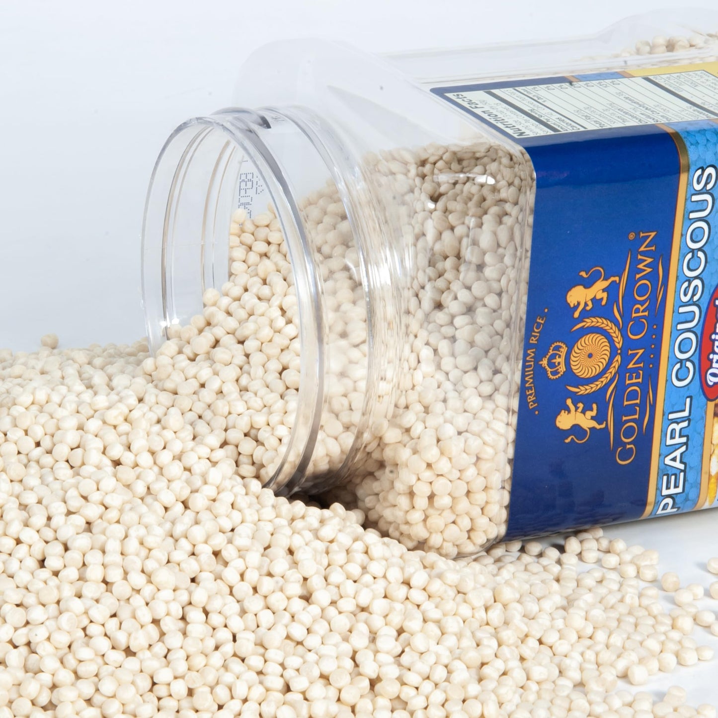 Golden Crown Pearl Couscous - 32 Oz (2Lb), Premium Quality Non Gmo Project Verified, Having No Cholesterol Kosher Certified Natu
