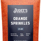Judee's Gluten Free Orange Sprinkles 2 lb - Gluten-Free and Nut-Free - Brighten Up Your Baked Goods - Great for Cookie and Cake 
