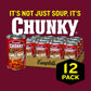 Campbells Chunky Chili Mac Soup, 18.8 oz Can (12 Pack)