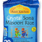 Asian Kitchen Crystal Sona Masoori Aged Rice 20-Pound Bag, 20lbs (9.08kg) Short Grain Rice ~ All Natural | Gluten Friendly | Veg