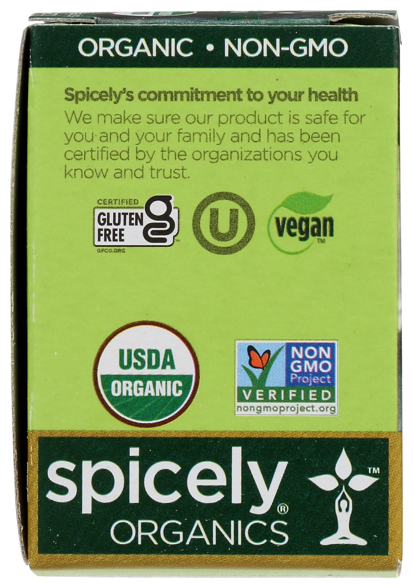 Spicely Organic Vanilla Bean 0.2 Oz Certified Gluten Free
