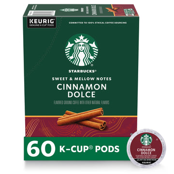 Starbucks K-Cup Coffee Pods, Cinnamon Dolce, 100% Arabica, 60 Pods (10 Count Pack of 6)