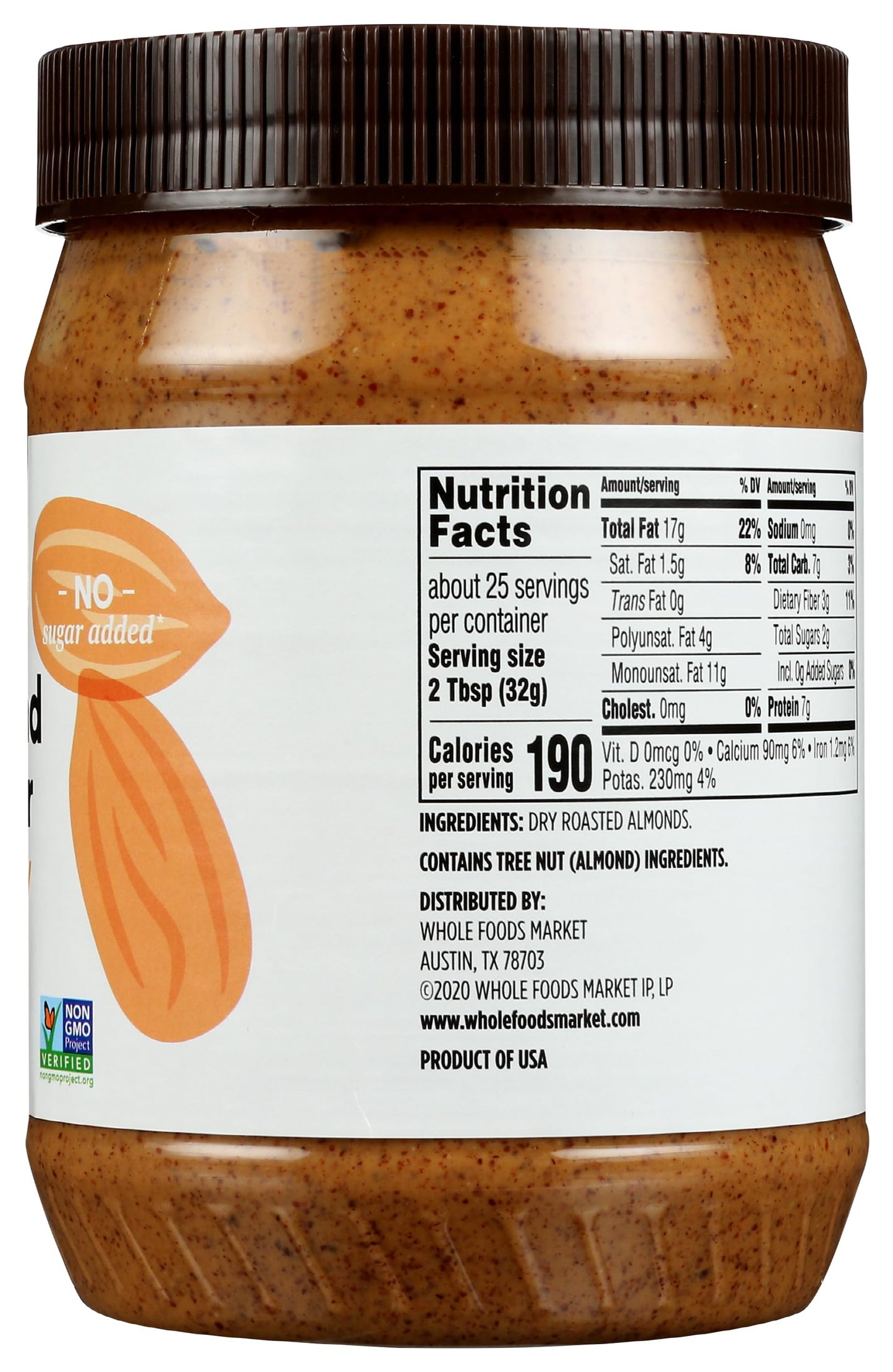 365 by Whole Foods Market  Creamy Almond Butter  28 Ounce