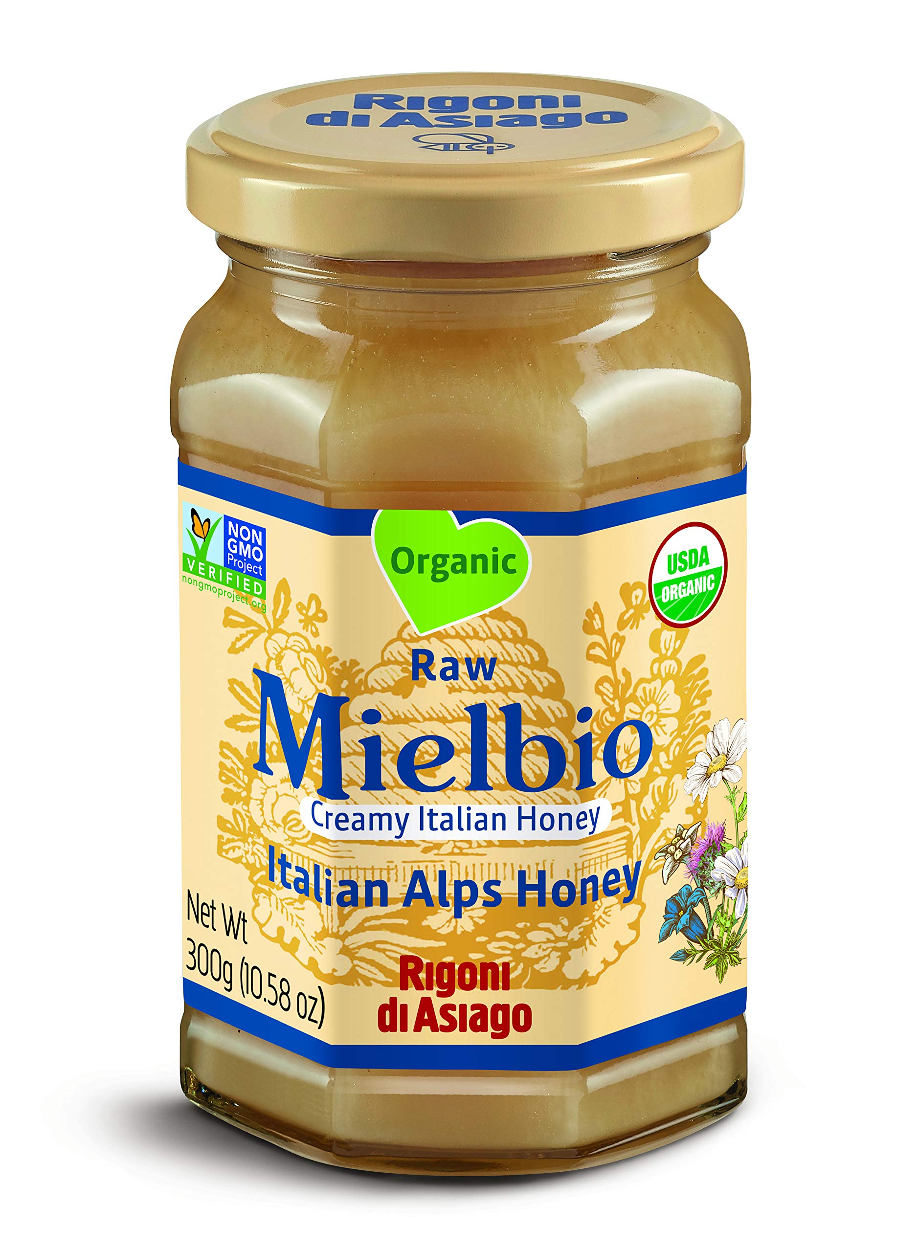 Rigoni di Asiago Italian Alps Honey, 10.58 ounce, (Pack 1)