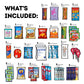 CRAVEBOX Snacks Variety Pack for Adults (65 Count) Halloween Candy Variety Pack Care Package - Gifts for Men Birthday Gifts for