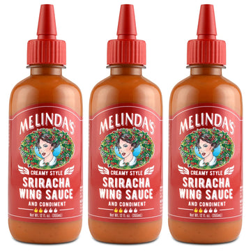 Melinda's - Creamy Style Sriracha Wing Sauce - 12oz, 3pck