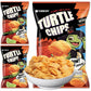 K-Munchies Orion Turtle Chips - Flamin Lime Flavor - Large 3 x 160g - Crispy Korean Corn Snacks - Party Size
