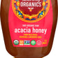 Heavenly Organics 100% Organic Raw Acacia Honey (12 Oz Squeeze Bottle) Made From Wild Beehives & Free Range Bees Dairy Nut Glute