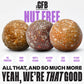 The Gfb Gluten Free Protein Cookie Bites Nut Free Variety Pack – Super Tasty Allergen Friendly Fudge Brownie, Cookie Dough & Birthday Cake Vegan Protein Bites, 4 Oz (6 Count)