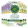 Traditional Medicinals Tea  Organic Chamomile & Lavendar  Stress Relief  96 Tea Bags (6 Pack)
