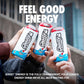GHOST Energy Drink - 12-Pack, Merica Pop, 16oz Cans, 200mg Natural Caffeine, Gluten-Free, Vegan