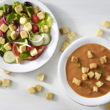 Fresh Gourmet Premium Croutons | Seasoned | 0.25 Ounce, Pack Of 250 | Single Serve | Crunchy Salad Topper