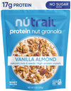 NuTrail 17g Protein Nut Granola Cereal, Vanilla Almond, No Sugar Added, Keto, Low Carb, Gluten Free, Grain Free, Healthy Breakfa